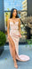 Spaghetti Straps Sexy Mermaid Simple Evening Prom Dresses  PD1054