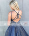 Sparkly Popular Spaghetti Strap With Beading Prom Dresses, PD00090