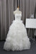 Unique Bubble Organza Sweetheart Strapless Ball Gown Wedding Party Dresses, WD0013