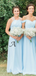 Multi Style Chiffon Long A-line Bridesmaid Dresses, BD3016